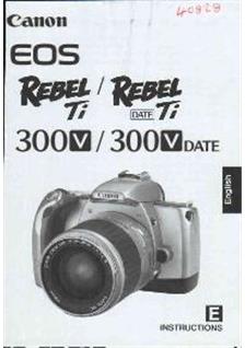 Canon EOS 300 V manual. Camera Instructions.